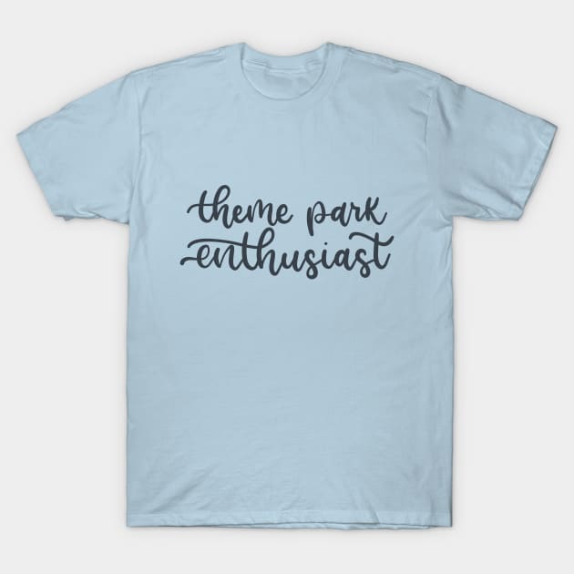 Theme Park Enthusiast - Celebrate your Love of Thrilling Roller Coasters, Carousels, and More T-Shirt by elizabethsdoodles